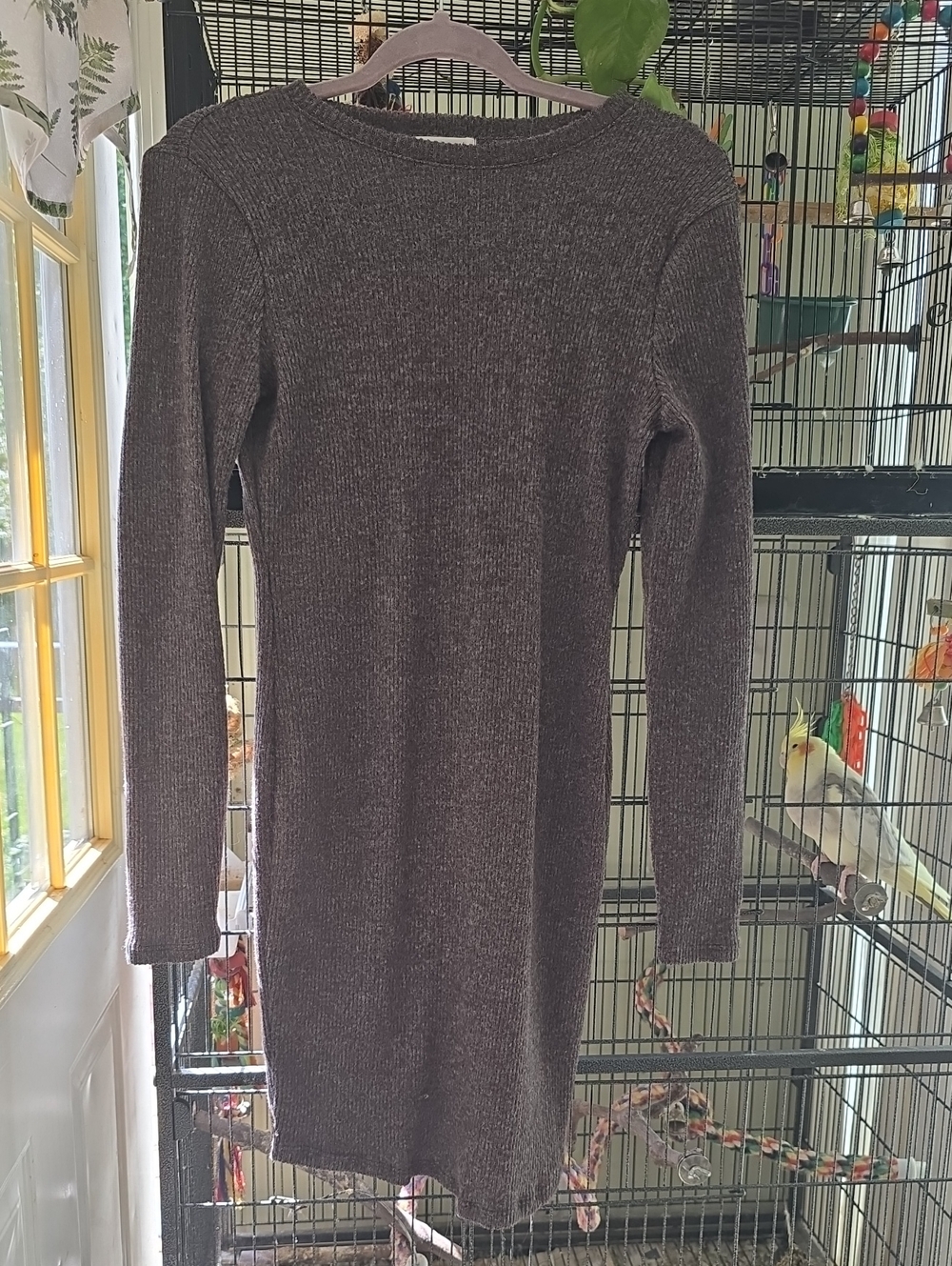Sexy Form Fitting Soft Purple Dress